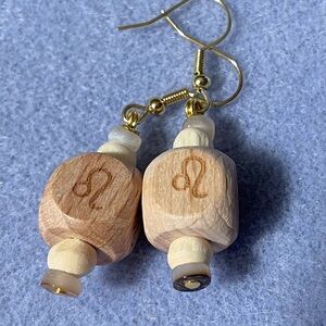 Leo Zodiac Sign Earrings